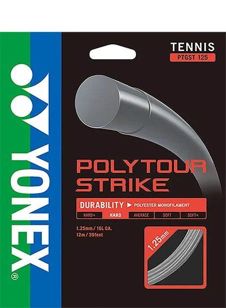 Naciąg do rakiety tenisowej Poly Tour Strike 125 Yonex 200m - ziba.pl