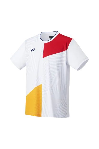 T-shirt męski do gry w badmintona - Yonex 10517EX White - Ziba.pl