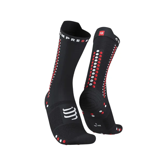 COMPRESSPORT PRO RACING SOCKS V4.0 BIKE BLACK/RED