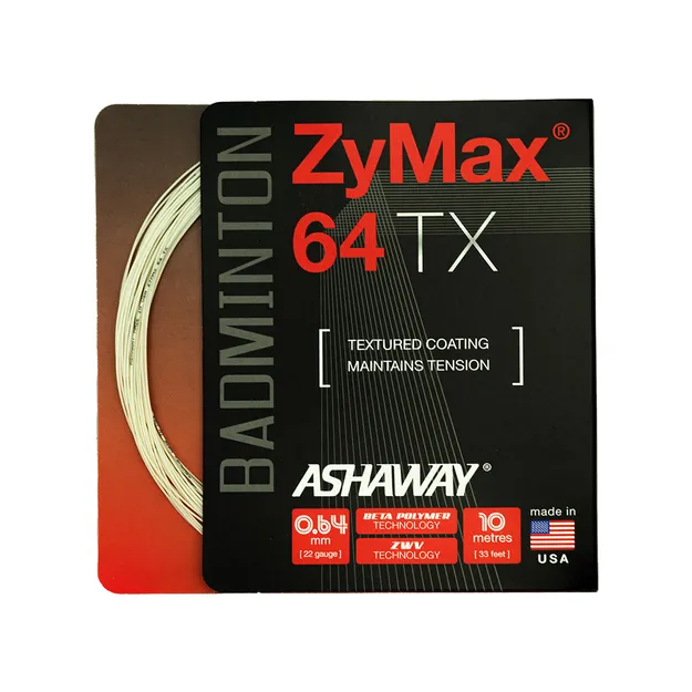 Ashaway ZyMax 64 TX - naciąg do rakiet badmintonowych - ziba.pl