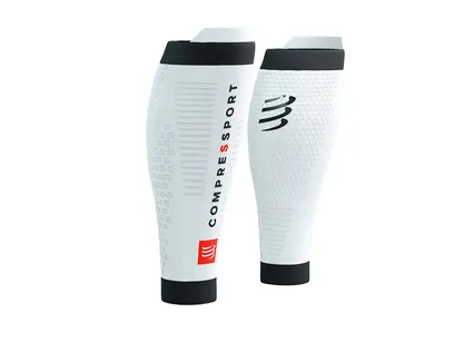 COMPRESSPORT R2 3.0 OPASKI KOMPRESYJNE - WHITE/BLACK