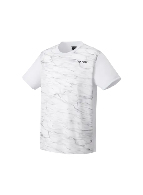 T-Shirt męski do badmintona - Yonex 16639EX White - Ziba.pl
