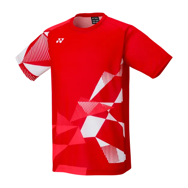 T-shirt męski do gry w badmintona - Yonex 16744EX Tango Red - Ziba.pl