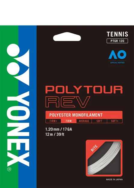 Naciąg do rakiety tenisowej set - Yonex Polytour Rev 120 - Ziba.pl