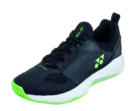 Buty męskie do gry w tenisa - Yonex Power Cushion Lumio 4 Black Lime Green - Ziba.pl