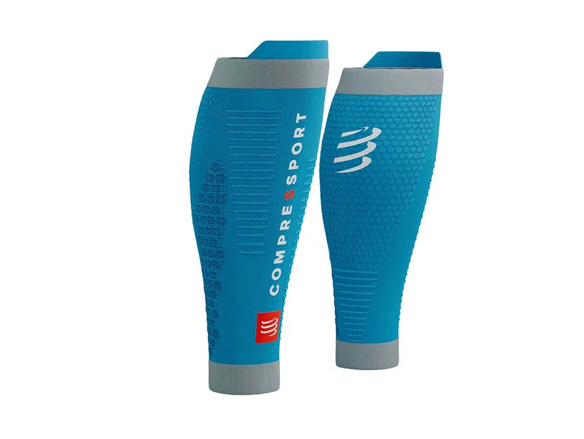 Compressport R2 3.0 Opaski kompresyjne Hawaiian Ocean/Alloy - ziba.pl