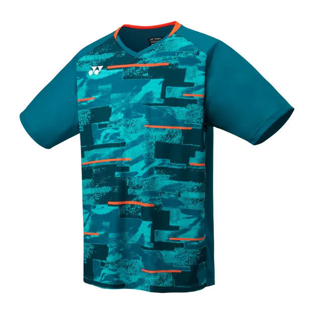 T-shirt do gry w tenisa/badmintona - Yonex 0034EX Blue green - Ziba.pl