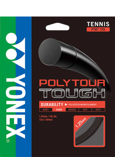 Naciąg do rakiety tenisowej PolyTour Tough 125 Yonex 200m - ziba.pl