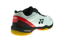 Męskie buty do gry w Badmintona marki Yonex SHB 65 Z3 White/Red - ziba.pl