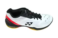 Męskie buty do gry w Badmintona marki Yonex SHB 65 Z3 White/Red - ziba.pl