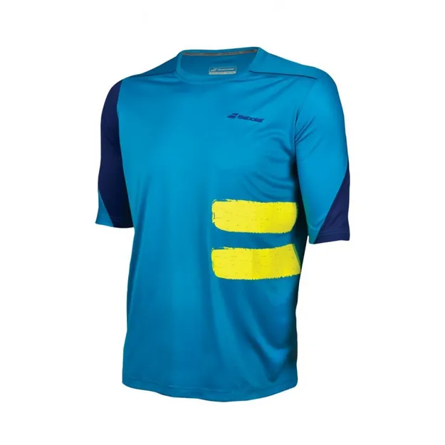 BABOLAT PERFORMANCE BLUE KOMPRESYJNY T-SHIRT MĘSKI ROZMIAR L