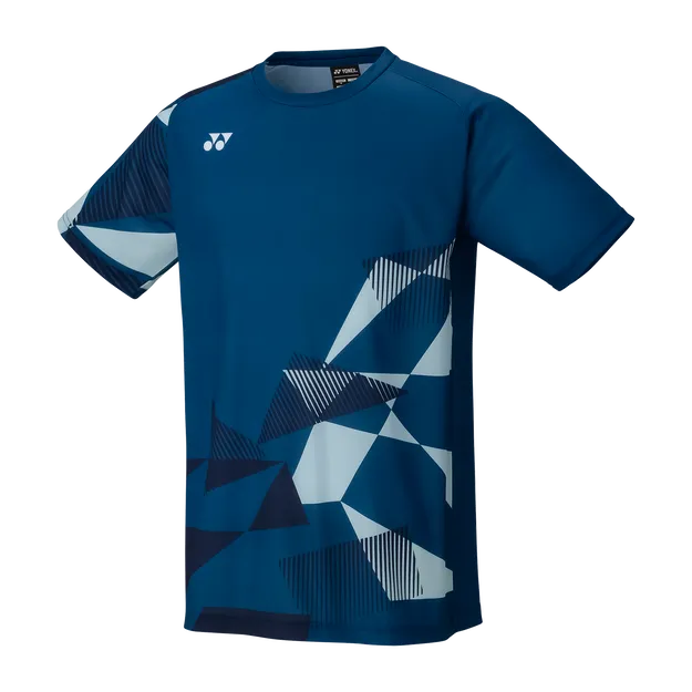 T-shirt męski do gry w badmintona - Yonex 16744EX Ink Blue - Ziba.pl