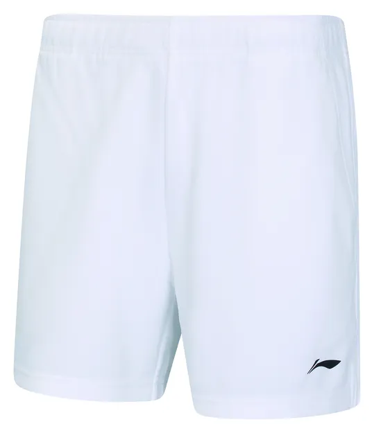 Spodenki męskie do gry w badmintona - Li-Ning AAPR379-2 White - Ziba.pl