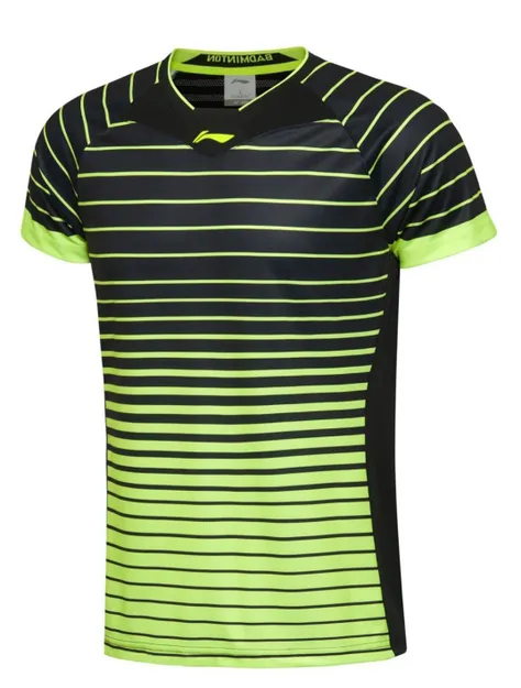 LI-NING COLORSTRIPE BLACK T-SHIRT MĘSKI ROZMIAR XL