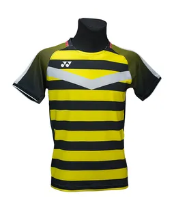 YONEX 10274EX BLACK/YELLOW POLO T-SHIRT MĘSKI