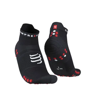 COMPRESSPORT PRO RACING SOCKS V4.0 RUN LOW BLACK/RED