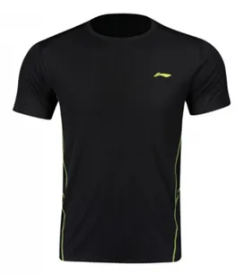 LI-NING BASIC BLACK T-SHIRT DAMSKI ROZMIAR S