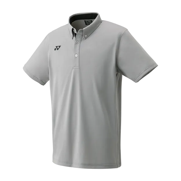 Polo męskie do gry w badmintona - Yonex 10455EX Gray - Ziba.pl