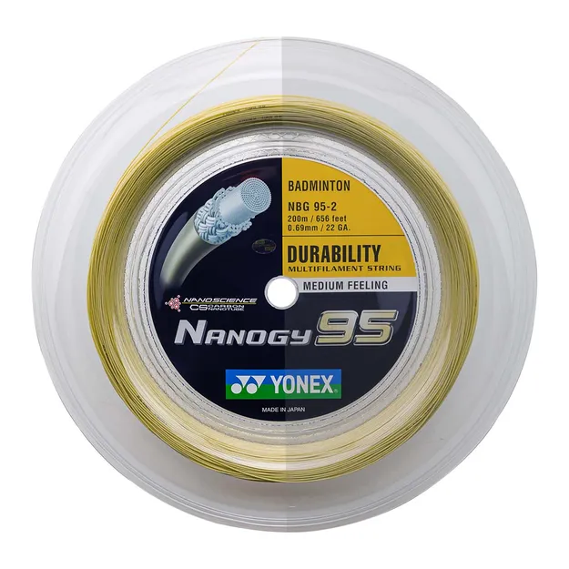 Yonex Nanogy 95 Cosmic Gold - Naciąg do rakiet Badmintonowych - ziba.pl