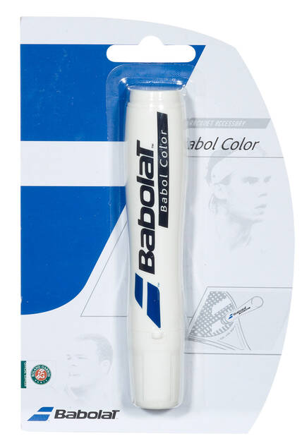 Marker Babolat do wykonania Loga na rakiecie - Biały kolor