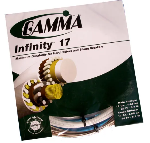 Naciąg do rakiety tenisowej set - Gamma Infinity 17 - Ziba.pl