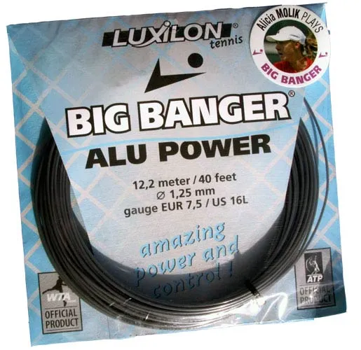 Naciąg do rakiety tenisowej set - Luxilon Big Banger Alu Power - Ziba.pl