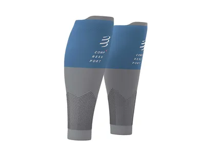 COMPRESSPORT R2v2 OPASKI KOMPRESYJNE - PACIFIC BLU/ALLOY