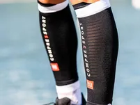 Compressport R2 3.0 Opaski kompresyjne Black/White - ziba.pl