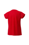 T-Shirt damski do badmintona - Yonex 16636EX Clear Red - Ziba.pl