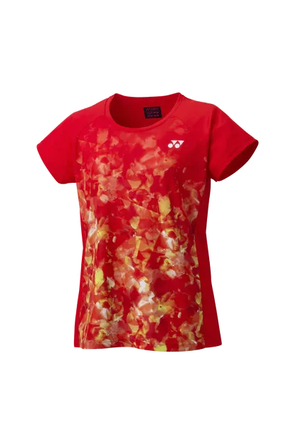 YONEX 16636EX CLEAR RED T-SHIRT DAMSKI