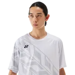 T-shirt męski do gry w badmintona - Yonex 16741EX White - Ziba.pl