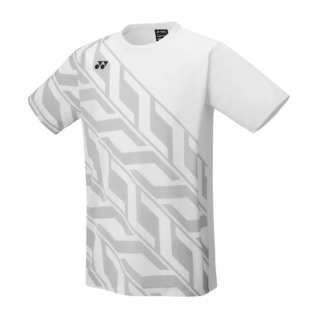 T-shirt męski do gry w badmintona - Yonex 16741EX White - Ziba.pl