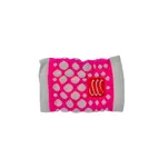 Compressport Wristband 3D. Dots - Opaska kompresyjna na nadgarstek - różowa