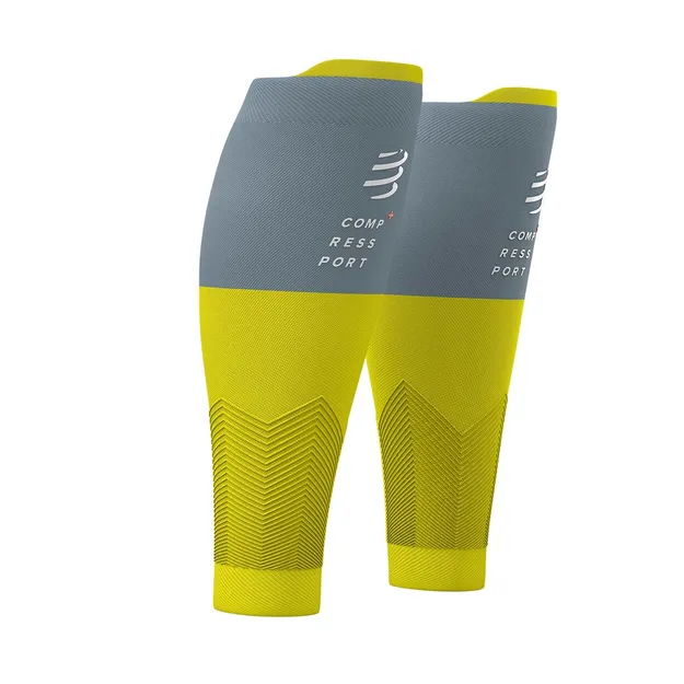 COMPRESSPORT R2V2 LIME GREY OPASKI KOMPRESYJNE