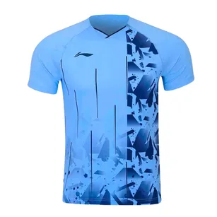 LI-NING FAN EDITION LIGHT BLUE POLO MĘSKIE